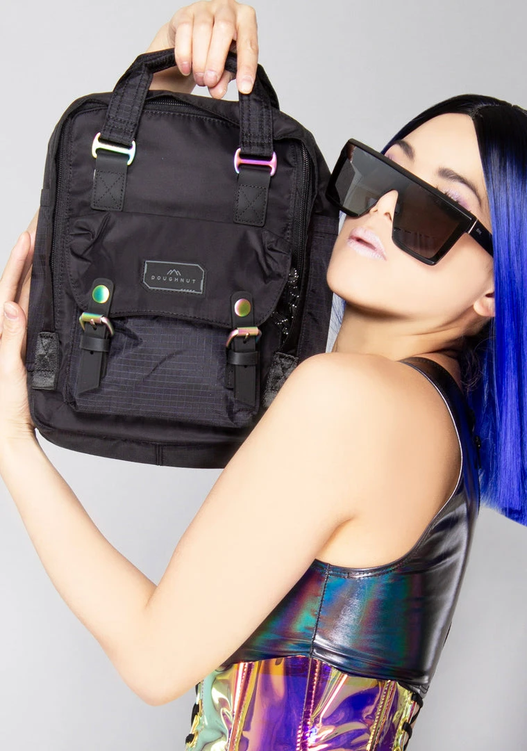 Doughnut Official Bags X Gamescape Series Macaroon Mini Backpack In Black