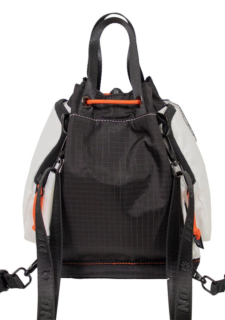 Doughnut Official X Gamescape Series Pyramid Tiny Convertible Backpack In White Bags