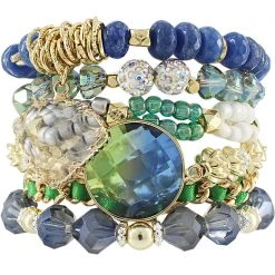 Erimish Tea Room Cinema Hidden Treasure Stack Bracelet