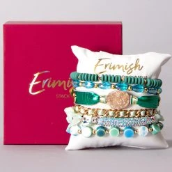 Erimish Emerald Ice Bracelet Stack The Great Fantastic