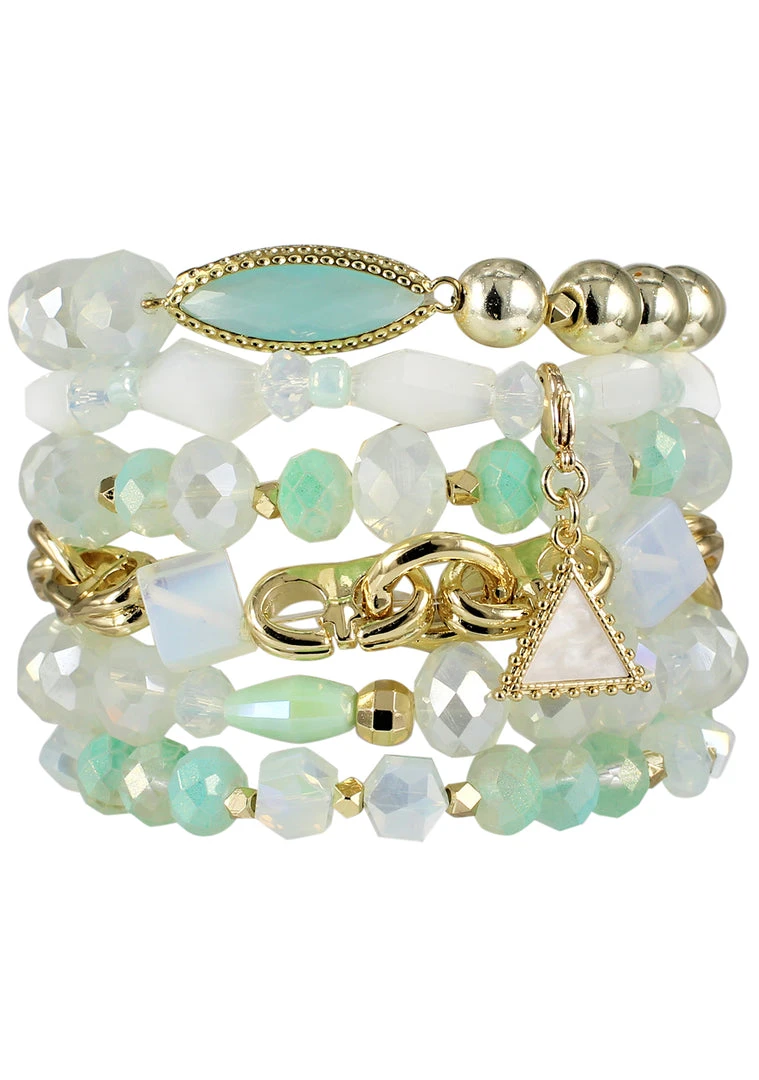 Erimish Mad World Iced Mojito Bracelet Stack