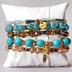 Erimish Frosted Wonderland Bracelet Stack