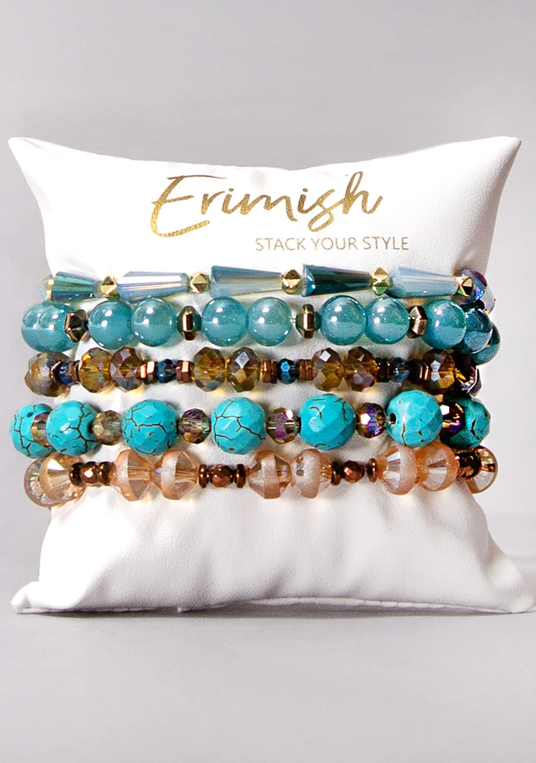 Erimish Frosted Wonderland Bracelet Stack