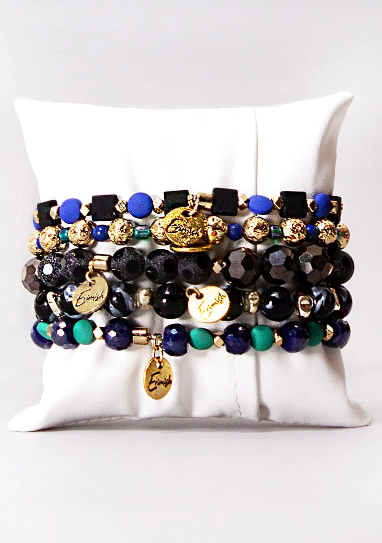Erimish World Tour Midnight Masquerade Bracelet Stack