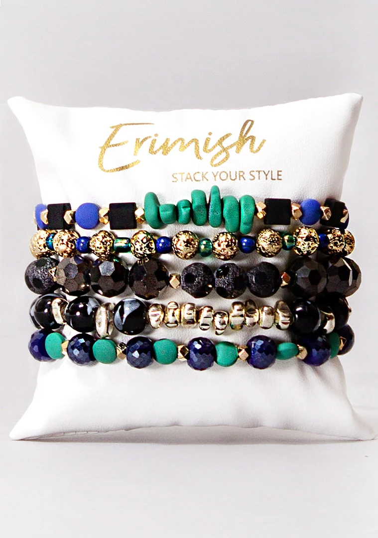 Erimish World Tour Midnight Masquerade Bracelet Stack