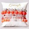 Erimish Orange Pop Bracelet Stack World Tour