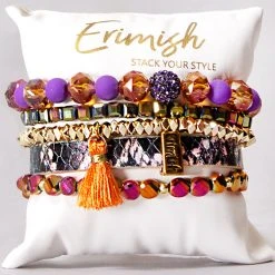 Erimish World Tour Sunset Sky Bracelet Stack