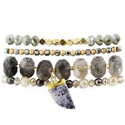 Erimish Desert Rain Stacked Bracelet