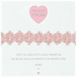 Fraiser Sterling Accessories Zeppelin Choker In Pink