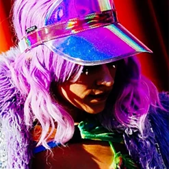 Fydelity UV Pixie RetroElectric Visor In Rose Accessories