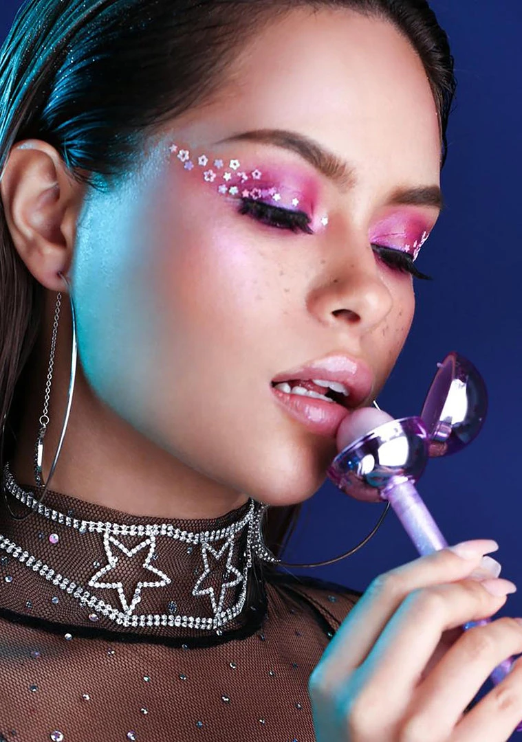 Glossy Pops Cosmic Waves Playa Pomegranate Lip Gloss