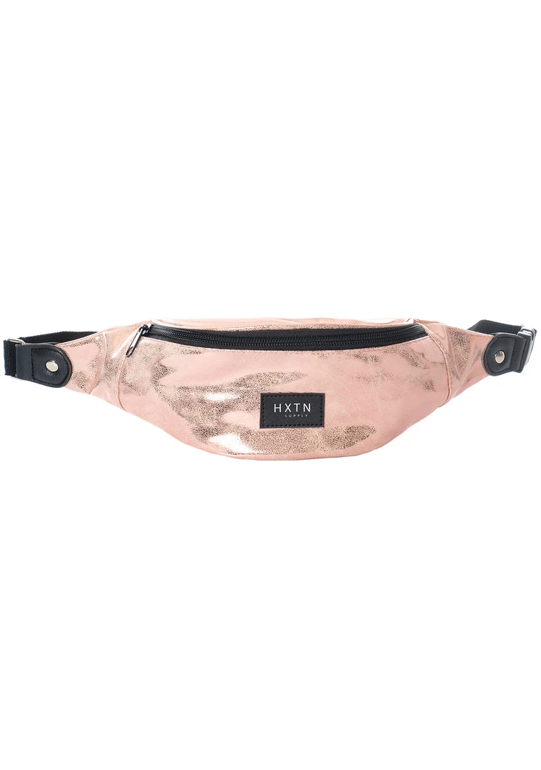 HXTN Supply Battle Angel Metallic One Bum Bag In Rose Gold