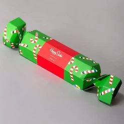 Happy Socks The Great Fantastic Candy Cane Lane 2PK Socks Gift Box Set
