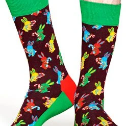 Happy Socks X Macaulay Culkin Christmas Polka Rabbit Sock The Great Fantastic