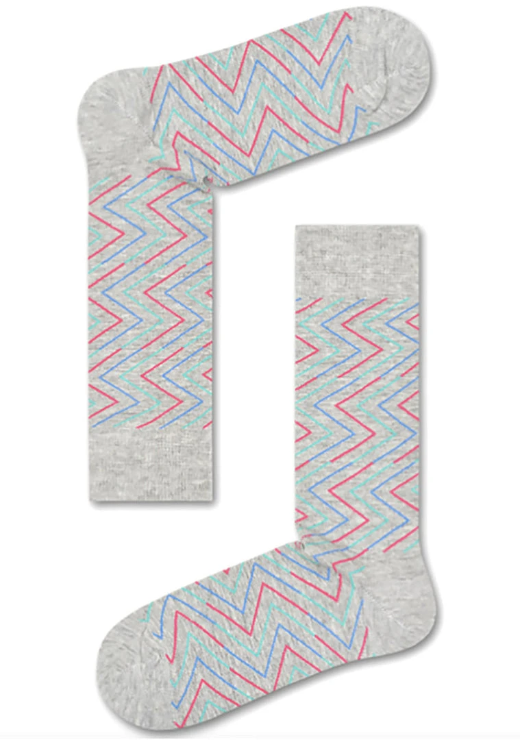 Happy Socks Accessories Ziggy Socks In Pink/Blue