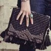 HIPANEMA X AMENAPIH Philly Woven Clutch Purse