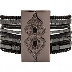 Accessories HIPANEMA Santa Fe Bracelet In Black