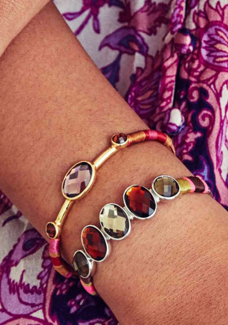 Accessories HIPANEMA Valmy Bangle In Gold/Pink