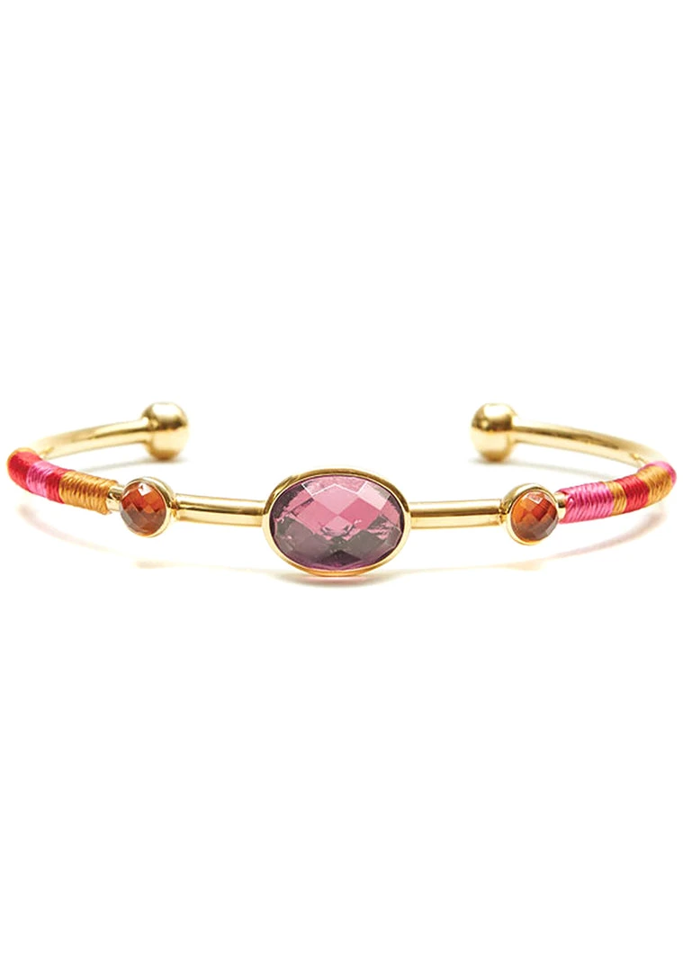 Accessories HIPANEMA Valmy Bangle In Gold/Pink