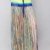 Hot & Delicious Rainbow Thrillz Crochet Fringe Skirt World Tour