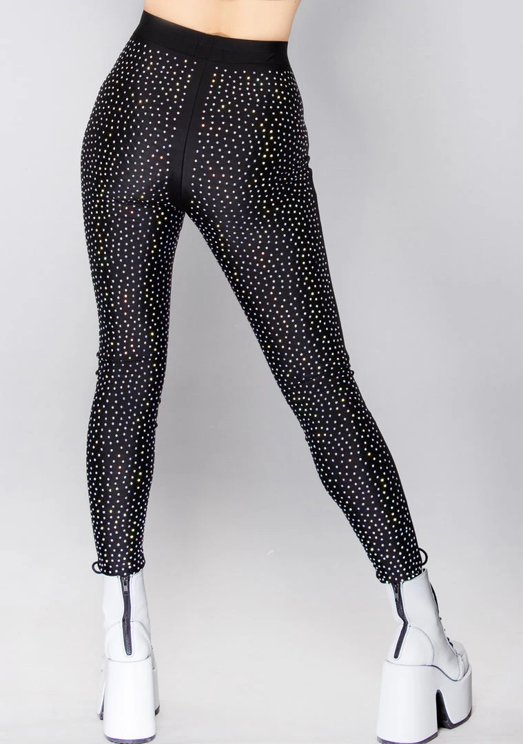 Hot & Delicious Tea Room Cinema Stargazer Rhinestone Leggings