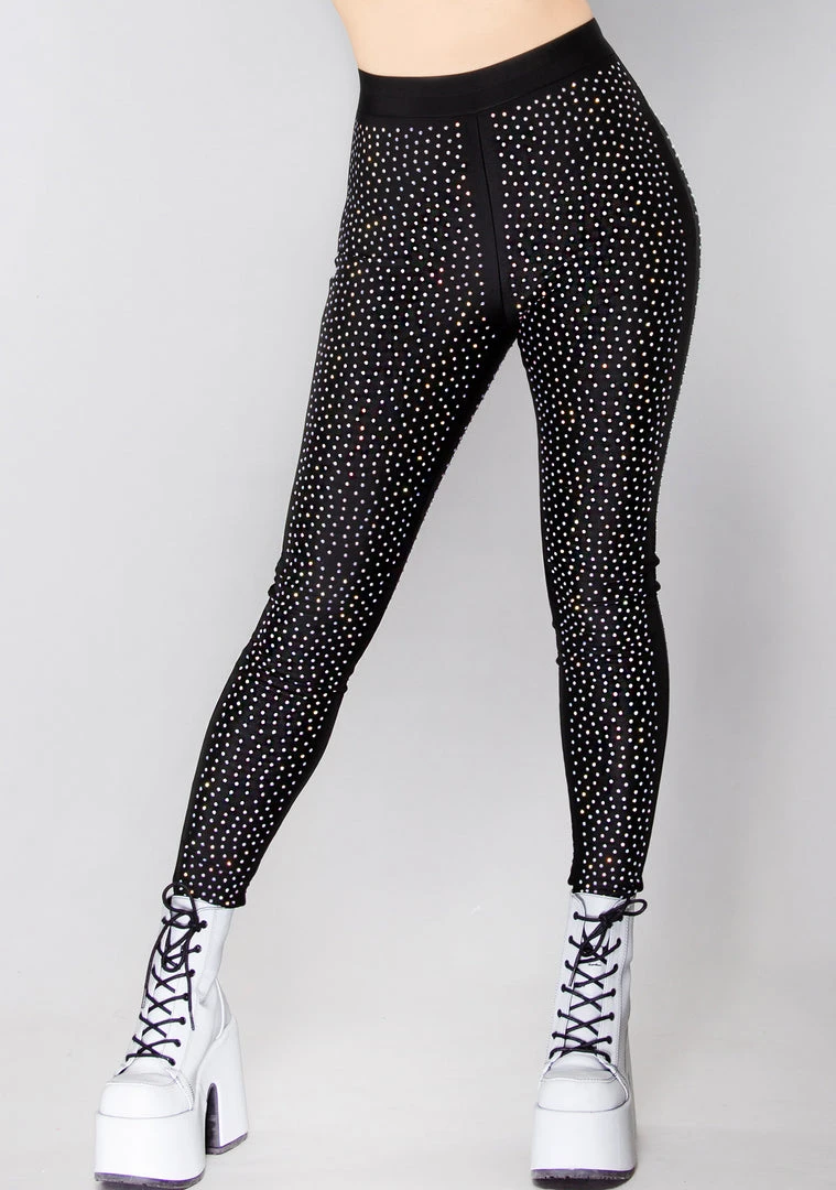 Hot & Delicious Tea Room Cinema Stargazer Rhinestone Leggings
