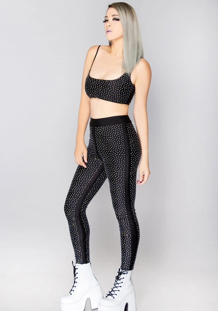 Hot & Delicious World Tour Stargazer Rhinestone Cropped Top