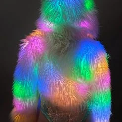 J Valentine Candy Flashing Light Up Cropped Jacket The Great Fantastic