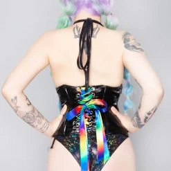 J Valentine New Dark Wonderland Vinyl Waist Cincher