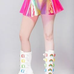 J Valentine Electric Rush Vinyl Zipper Skirt World Tour