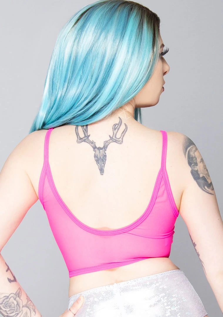 J Valentine World Tour Call Me Up Mesh Tank