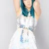 J Valentine LASR Exclusives X LASR Exclusive Feisty Unicorn Blade Sequin Harness Short Gypsy Skirt