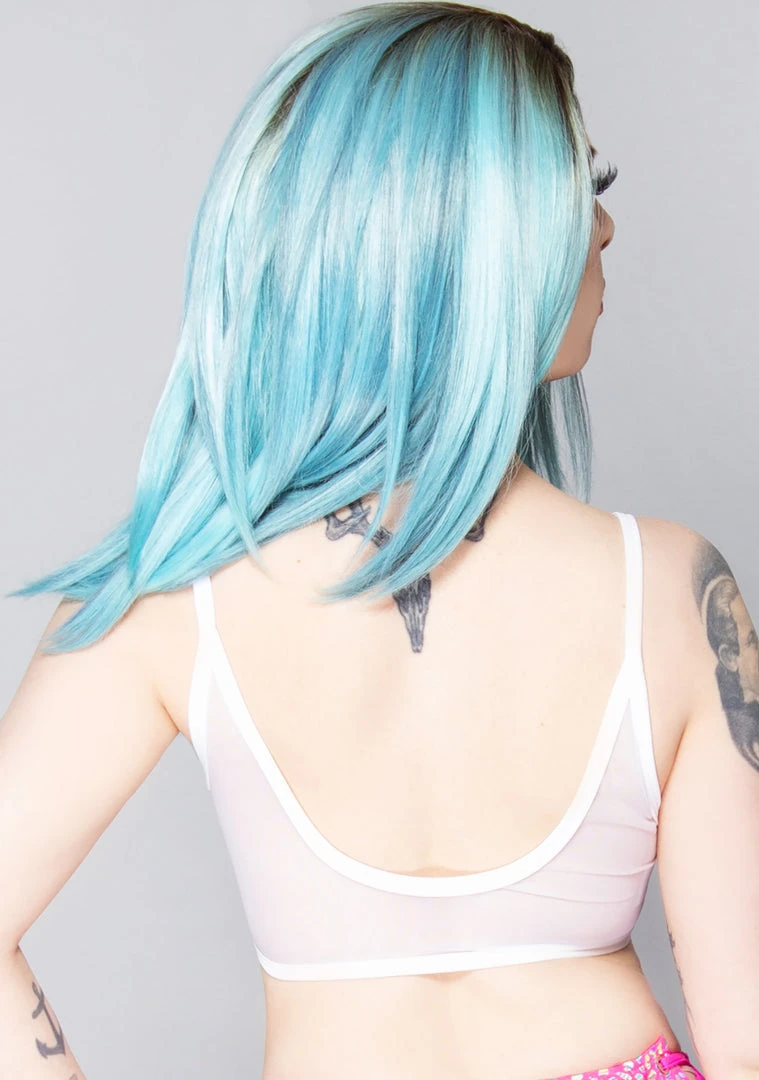 J Valentine Pillow Talk Mesh Tank Top Mad World