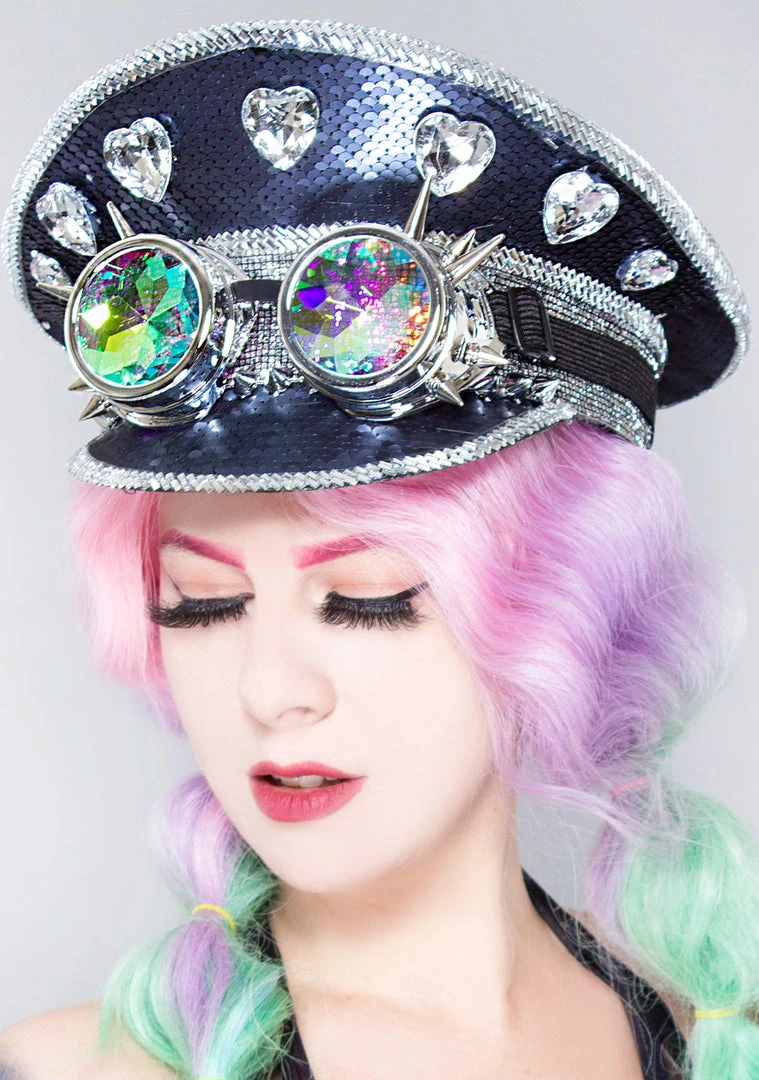 LASR New Destiny Bond Sequin Captain Hat