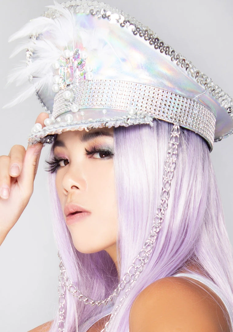 LASR Divine Illusion Holographic Captain Hat