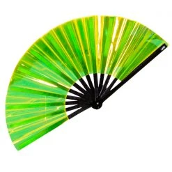 LASR Mad World Acid Drip Iridescent Fluid Rave Fan