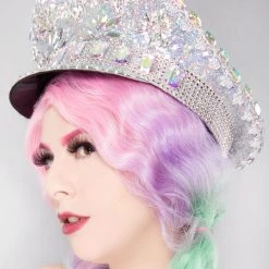 LASR Find Your Harmony Sequin Captain Hat