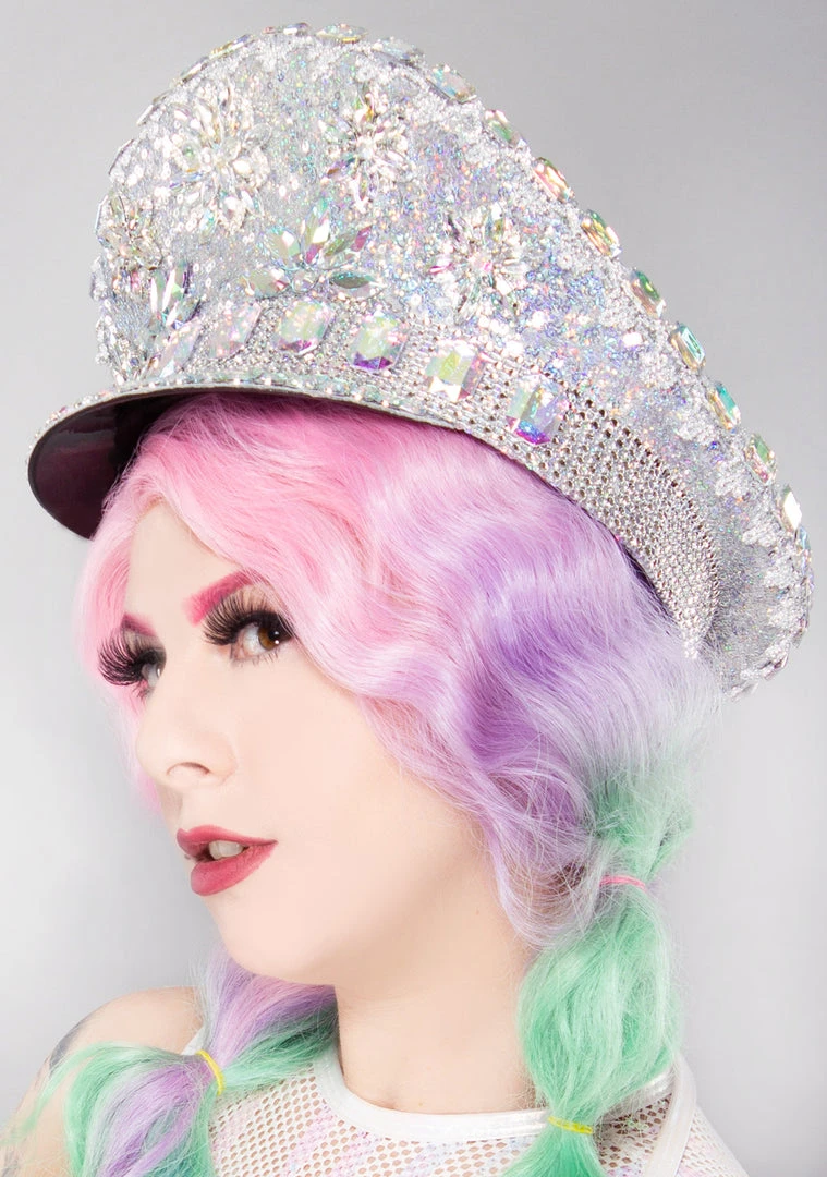 LASR Find Your Harmony Sequin Captain Hat