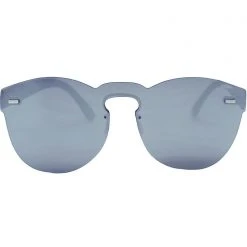 LASR Gimmie Space Reflective Sunglasses In Silver Mirror
