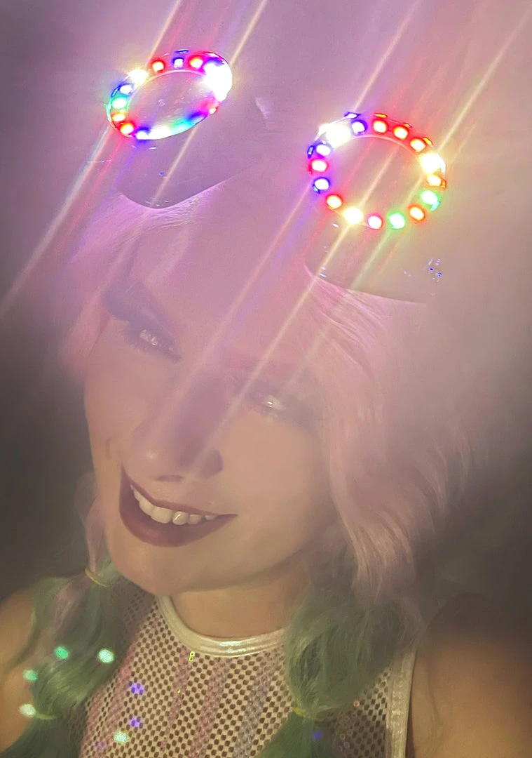 LASR Hyper Beam Light Up Goggles New