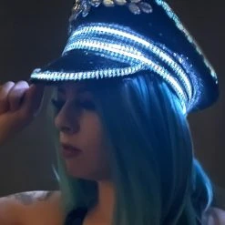 LASR Nightscape Light Up Captain Hat