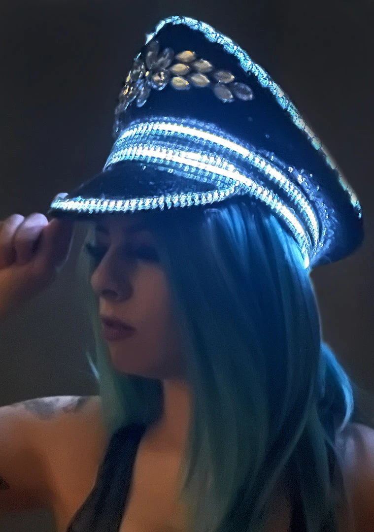 LASR Nightscape Light Up Captain Hat