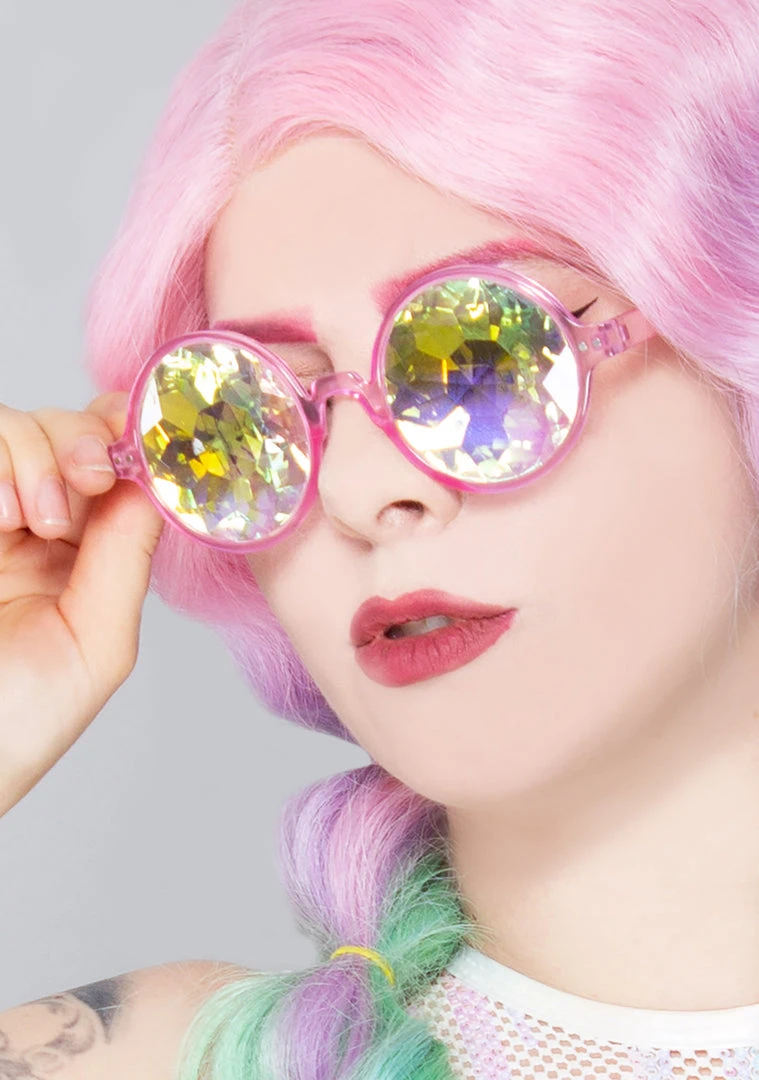 LASR Over The Rainbow Kaleidoscope Sunglasses Accessories