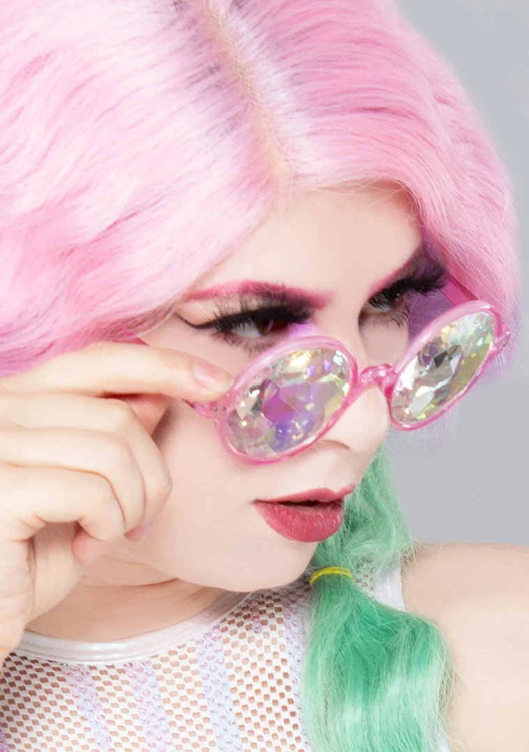 LASR Over The Rainbow Kaleidoscope Sunglasses Accessories