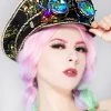 LASR Stargazer Sequin Captain Hat New