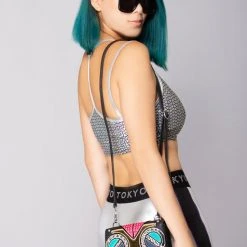 LASR Studded Owl Crossbody Bag