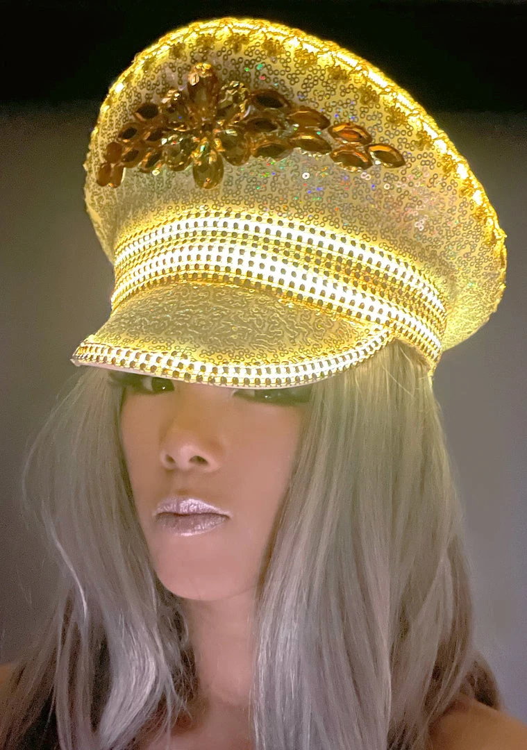 LASR New Till The Sun Drops Light Up Captain Hat