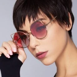 LASR Bite Me Fade Cat Eye Sunglasses