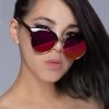 LASR Accessories Deep Shade Mirrored Sunglasses