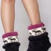 LA Style Rush Shoes Reindeer Games Bootie Slippers
